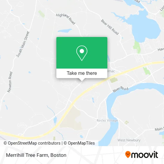 Merrihill Tree Farm map