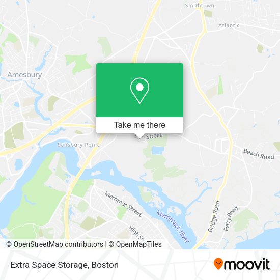 Extra Space Storage map