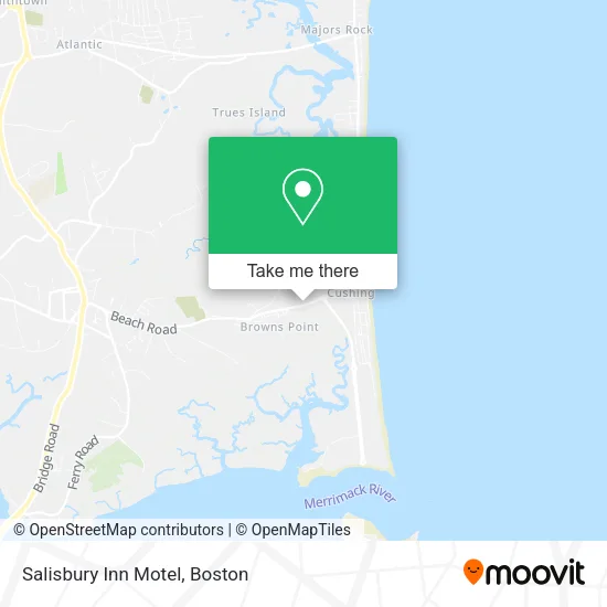 Salisbury Inn Motel map