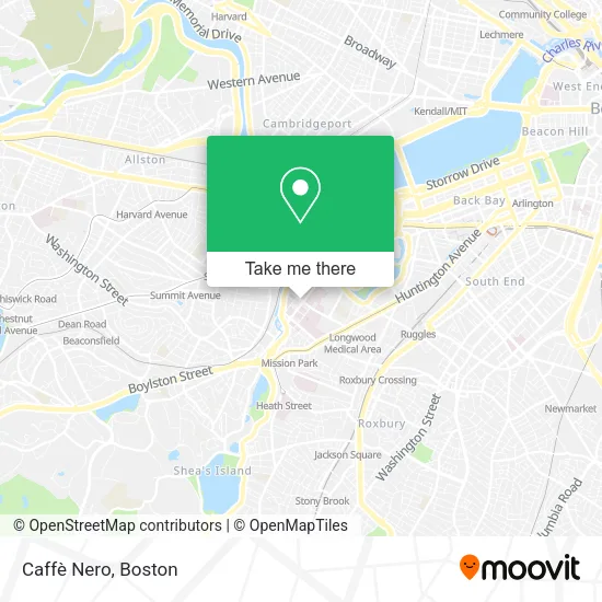 Caffè Nero map