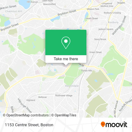 1153 Centre Street map