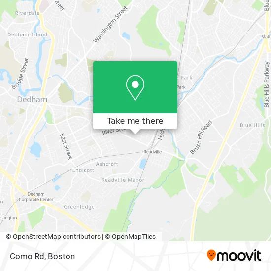 Como Rd map
