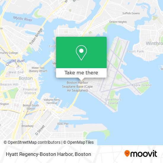 Hyatt Regency-Boston Harbor map