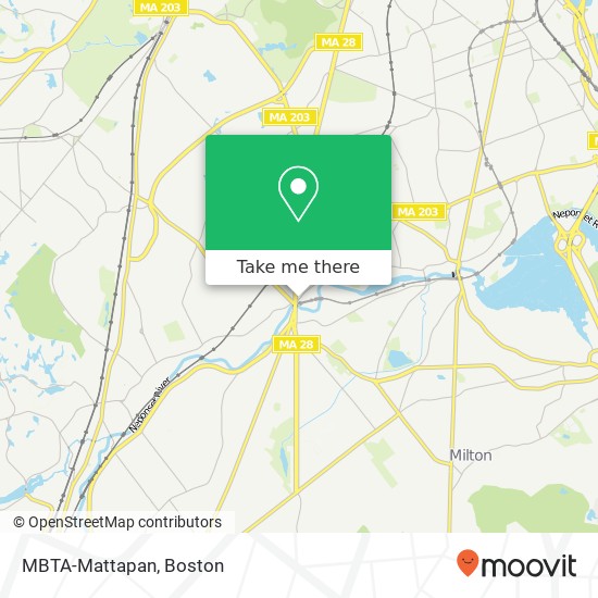 MBTA-Mattapan map