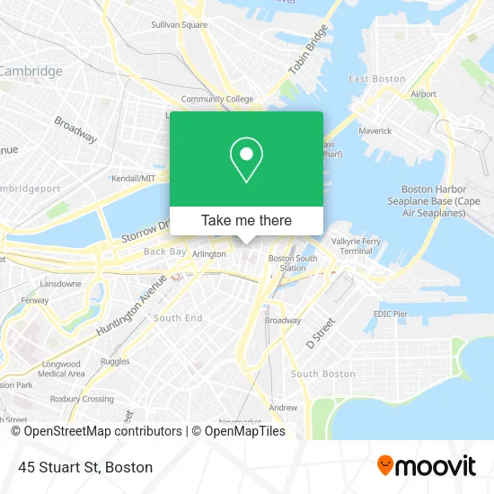 45 Stuart St map