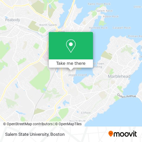 Salem State University map