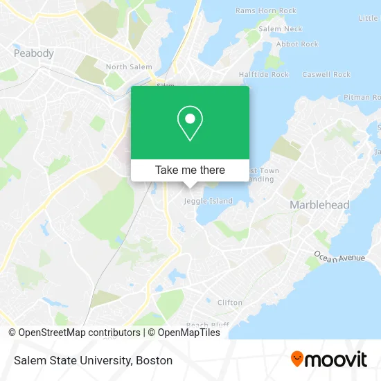 Salem State University map