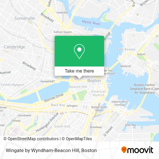 Wingate by Wyndham-Beacon Hill map