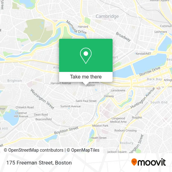 175 Freeman Street map