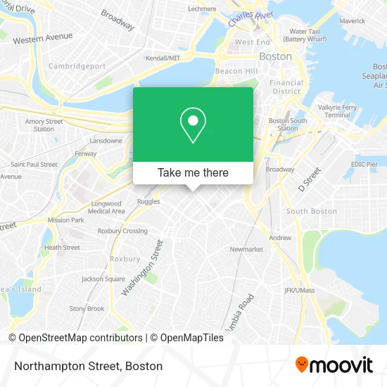 Northampton Street map