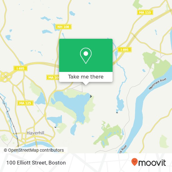 100 Elliott Street map