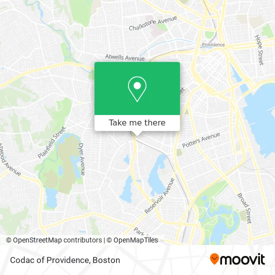 Codac of Providence map