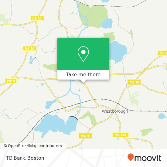 TD Bank map