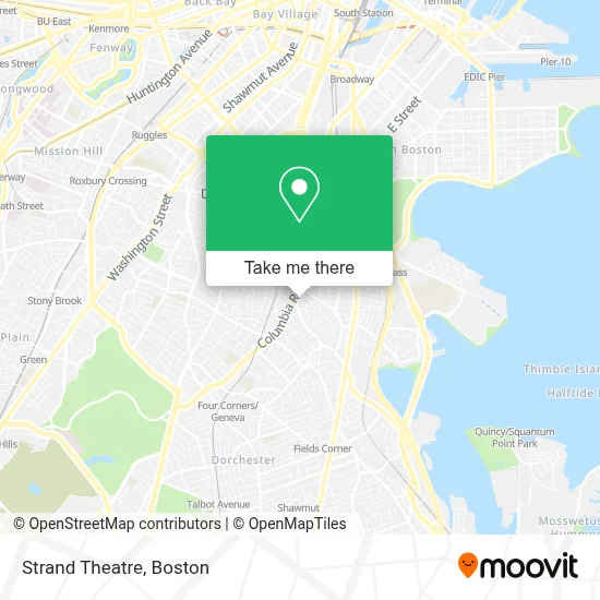 Strand Theatre map