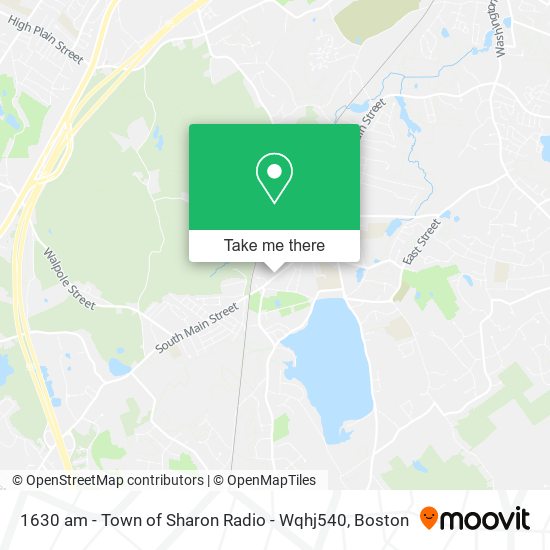 1630 am - Town of Sharon Radio - Wqhj540 map