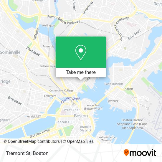 Mapa de Tremont St