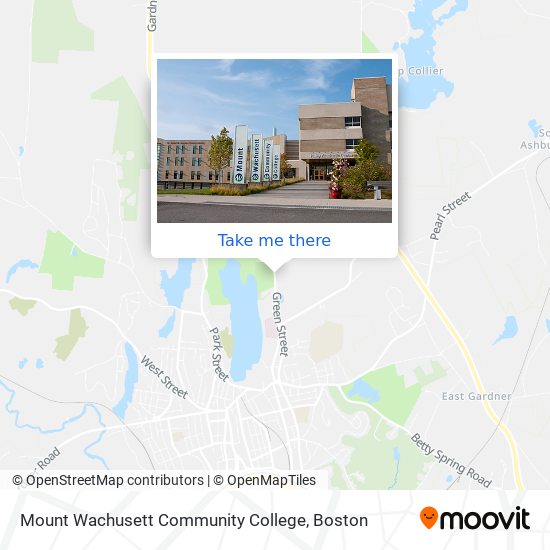 Mount Wachusett Community College map