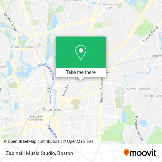 Zabinski Music Studio map