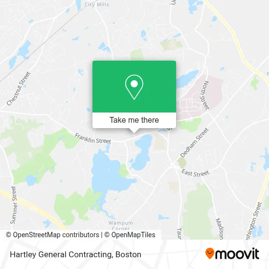 Hartley General Contracting map
