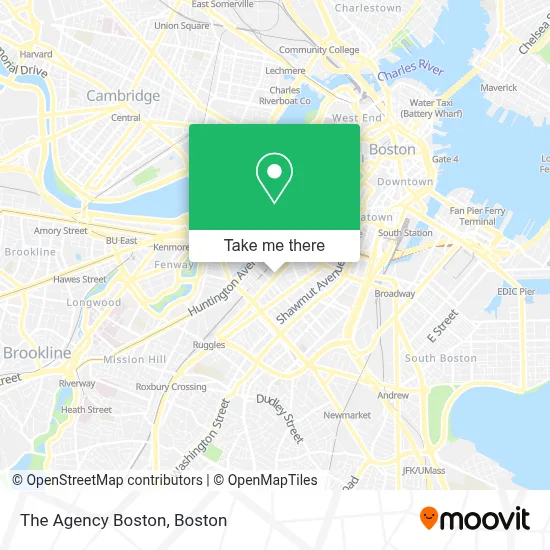 The Agency Boston map