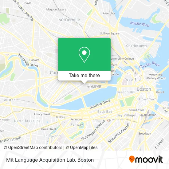 Mit Language Acquisition Lab map