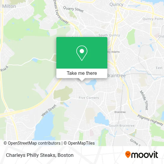 Charleys Philly Steaks map