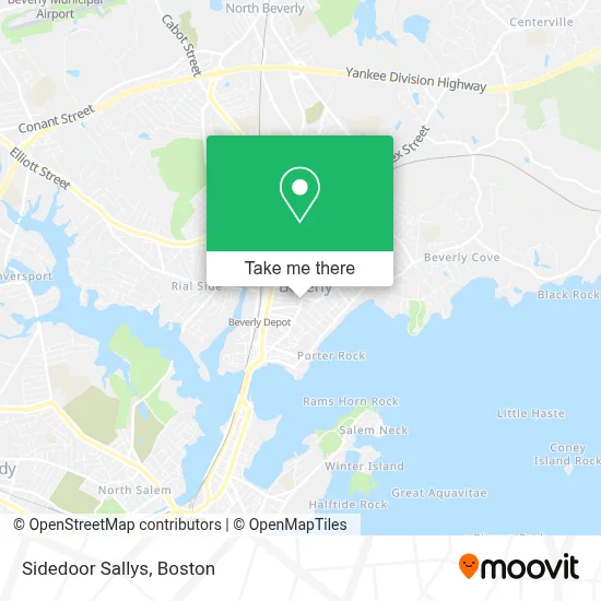 Sidedoor Sallys map