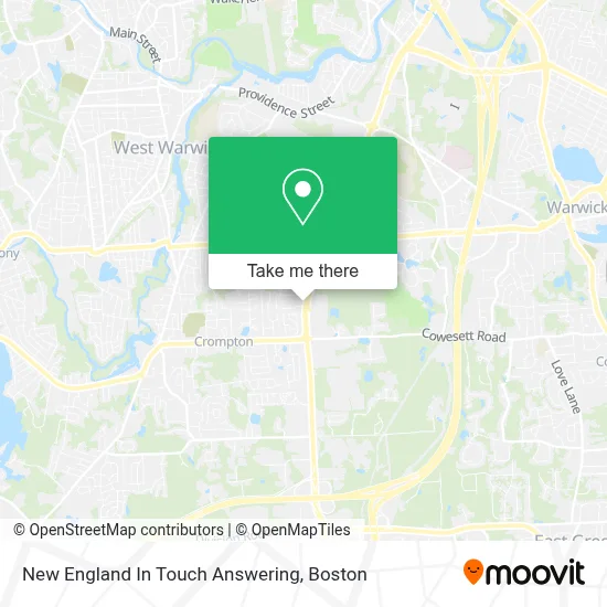 New England In Touch Answering map