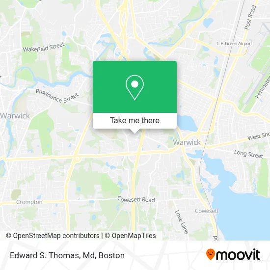 Edward S. Thomas, Md map