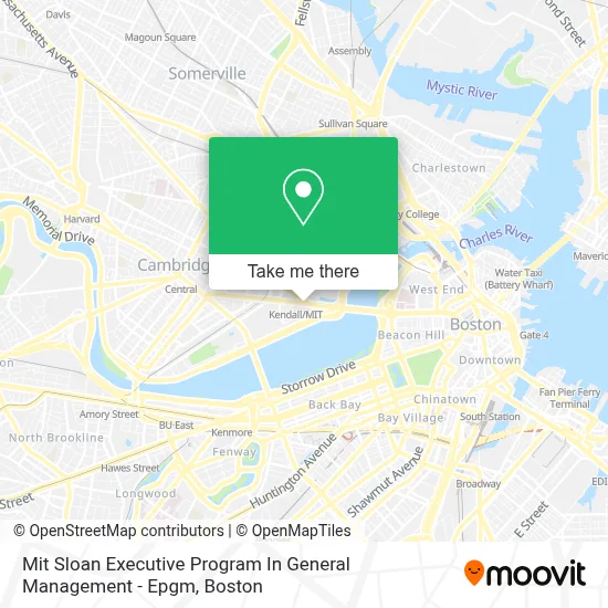 Mit Sloan Executive Program In General Management - Epgm map