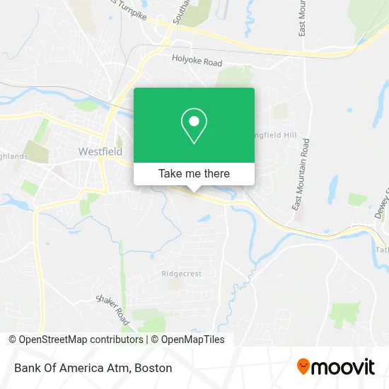 Bank Of America Atm map