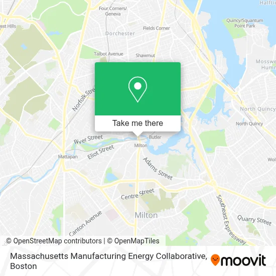 Massachusetts Manufacturing Energy Collaborative map