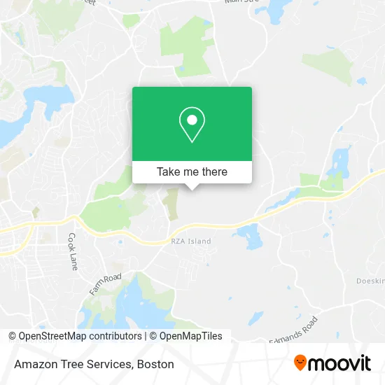 Amazon Tree Services map