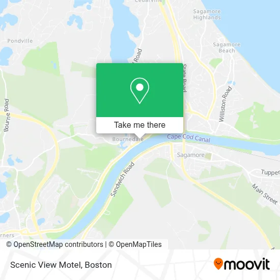 Scenic View Motel map