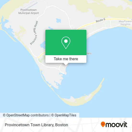 Provincetown Town Library map