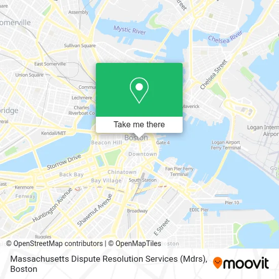 Massachusetts Dispute Resolution Services (Mdrs) map