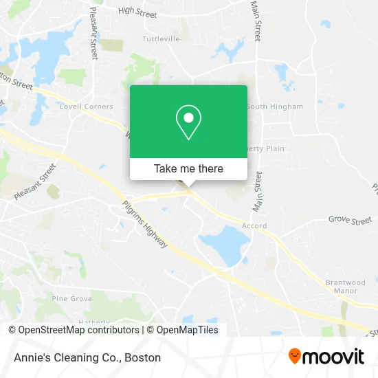 Annie's Cleaning Co. map