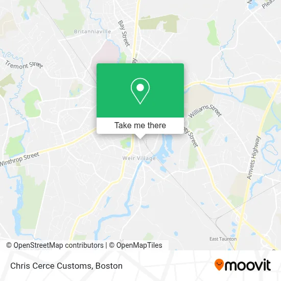 Chris Cerce Customs map