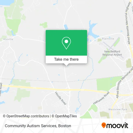 Community Autism Services map