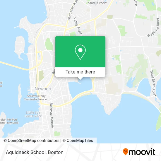 Aquidneck School map