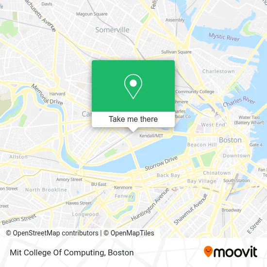 Mit College Of Computing map