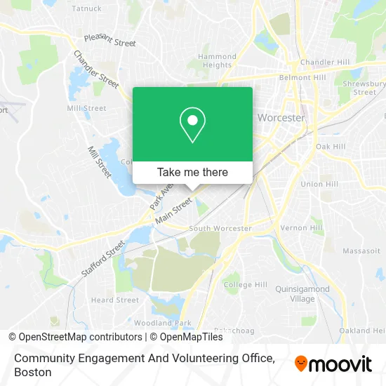 Community Engagement And Volunteering Office map