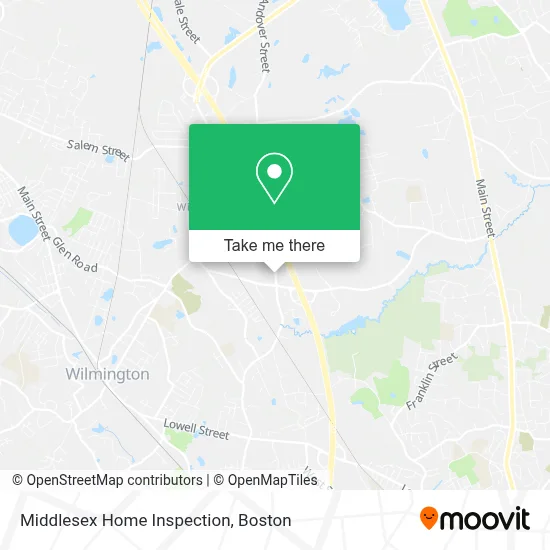 Middlesex Home Inspection map