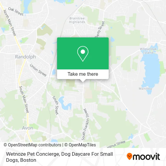 Wetnoze Pet Concierge, Dog Daycare For Small Dogs map