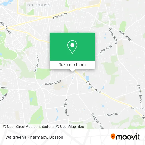 Walgreens Pharmacy map