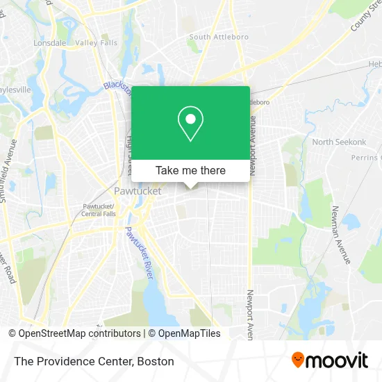 The Providence Center map