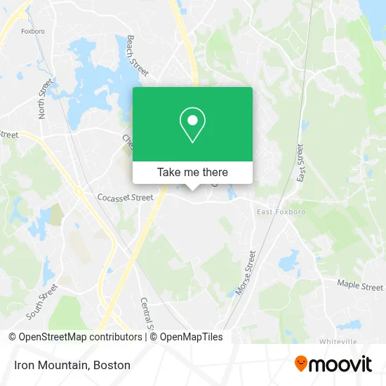Iron Mountain map