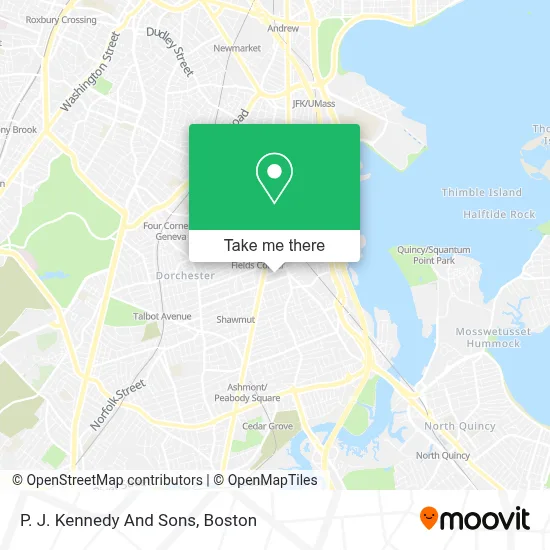 P. J. Kennedy And Sons map