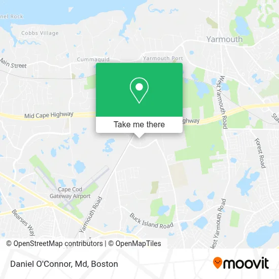 Daniel O'Connor, Md map