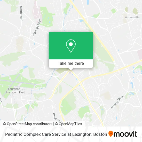 Pediatric Complex Care Service at Lexington map